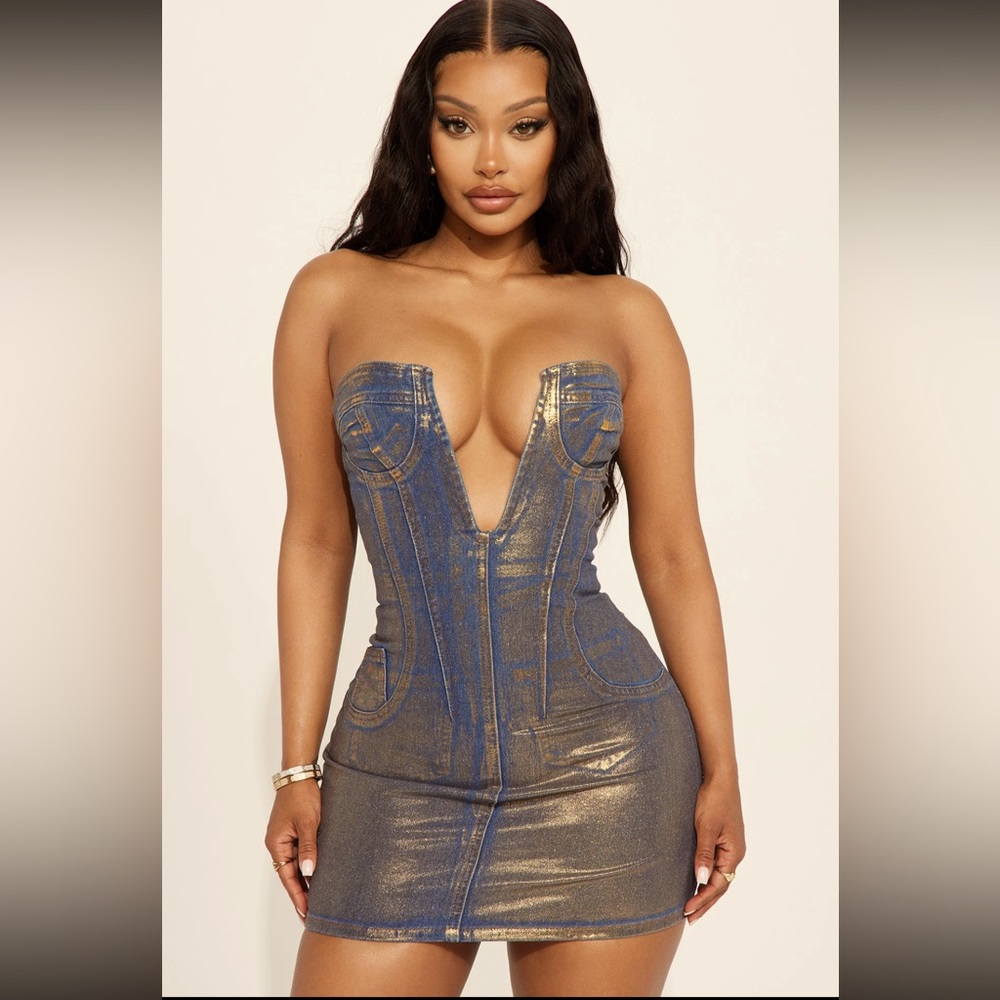 Denim Mini Dress💙